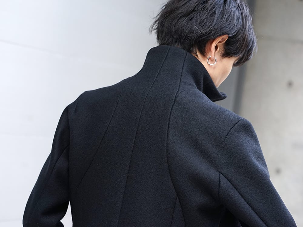 D.HYGEN 19-20AW Antwerp melton High neck coat Style - 2-004