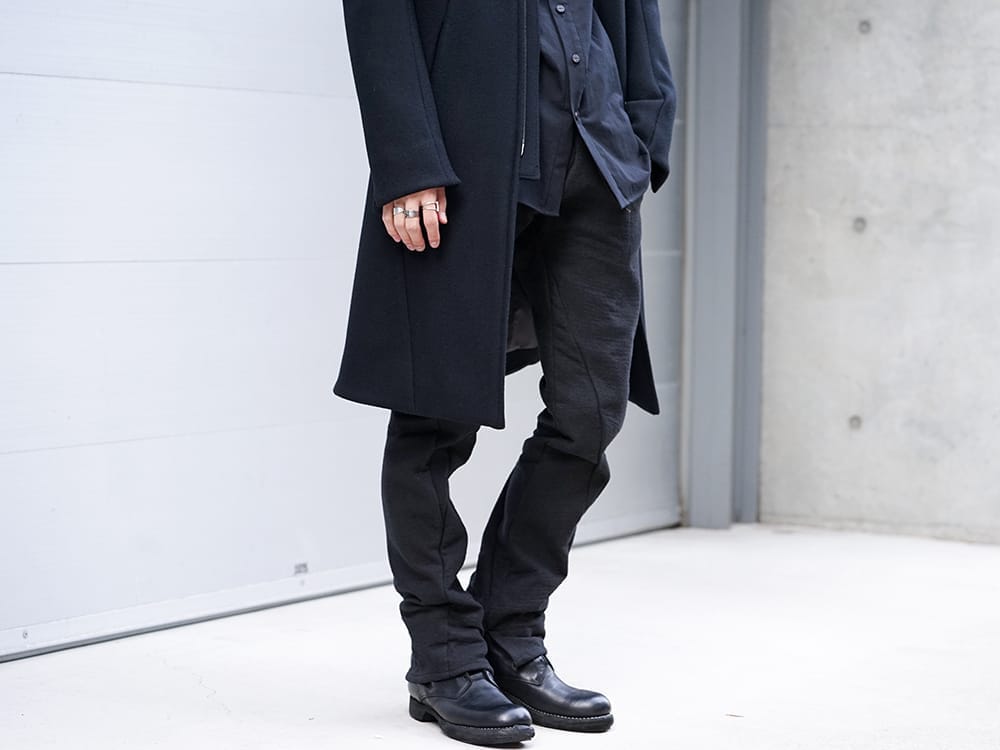 D.HYGEN 19-20AW Antwerp melton High neck coat Style - 3-001