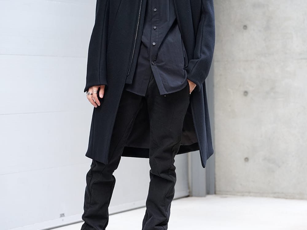 D.HYGEN 19-20AW Antwerp melton High neck coat Style - 3-003