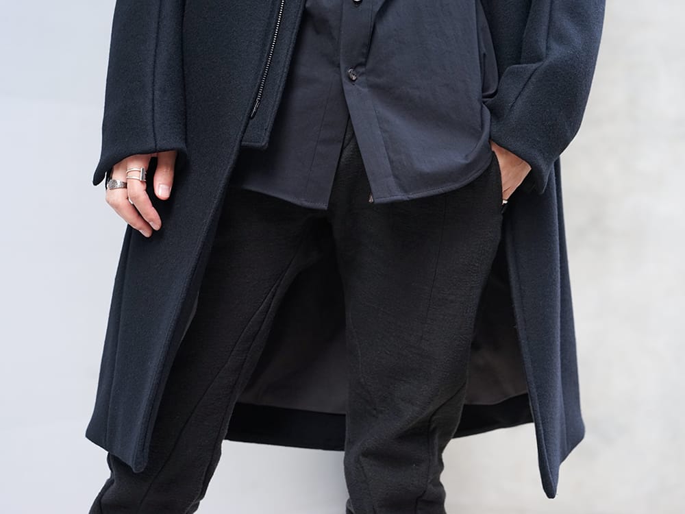 D.HYGEN 19-20AW Antwerp melton High neck coat Style - 3-004