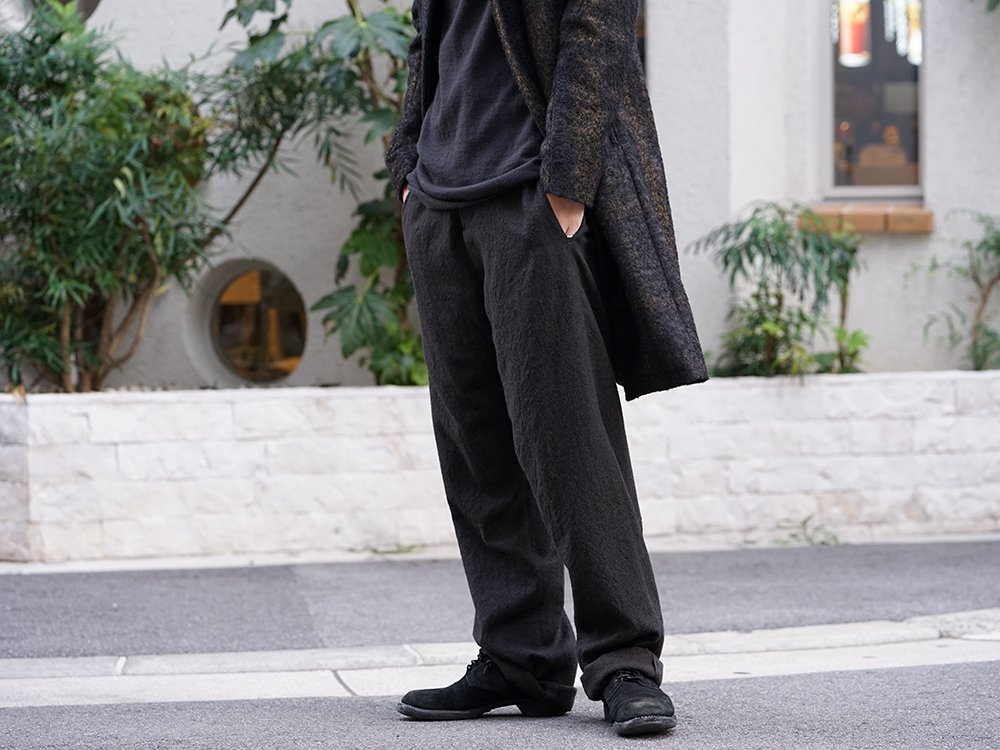 hannibal 19-20AW Needle Punch Check Coat Style - 3-002