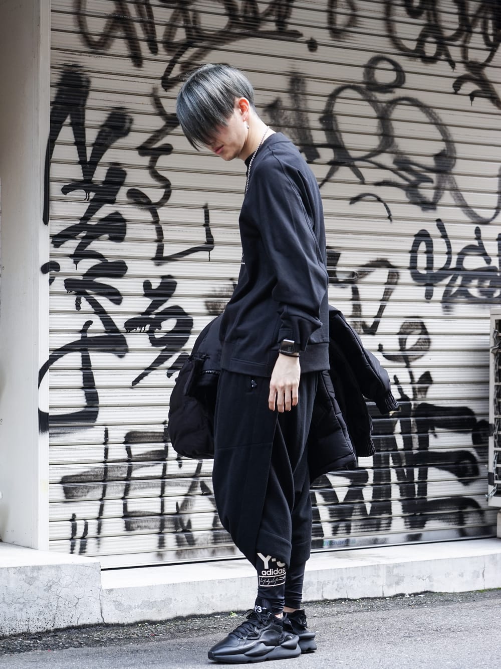 Y-3 × NILøS Down&freeze Black Winter styling!! - 3-002