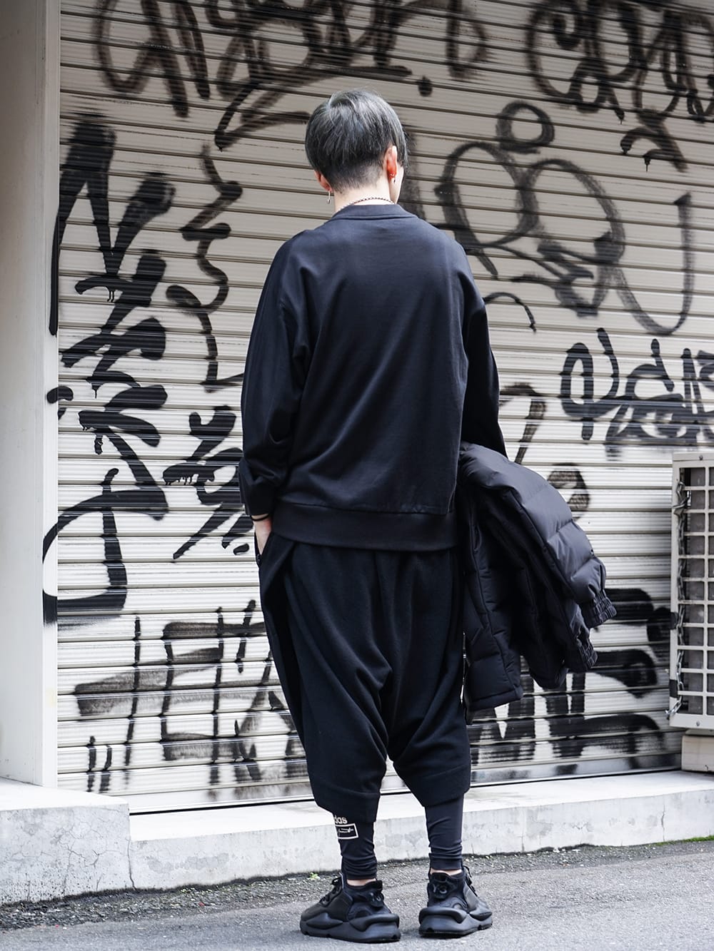 Y-3 × NILøS Down&freeze Black Winter styling!! - 3-003