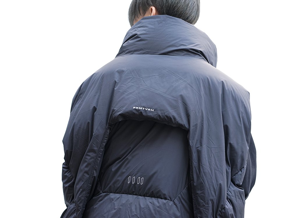 HAMCUS × NILøS 19aw Down long vest Black Styling!! - 2-002