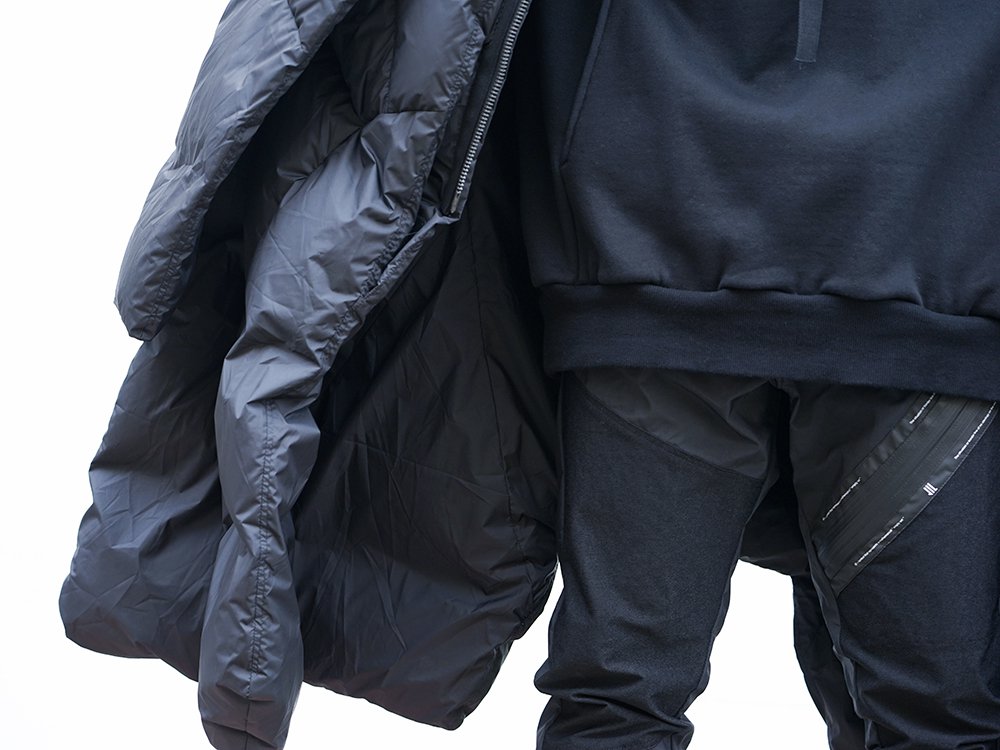 HAMCUS × NILøS 19aw Down long vest Black Styling!! - 3-003