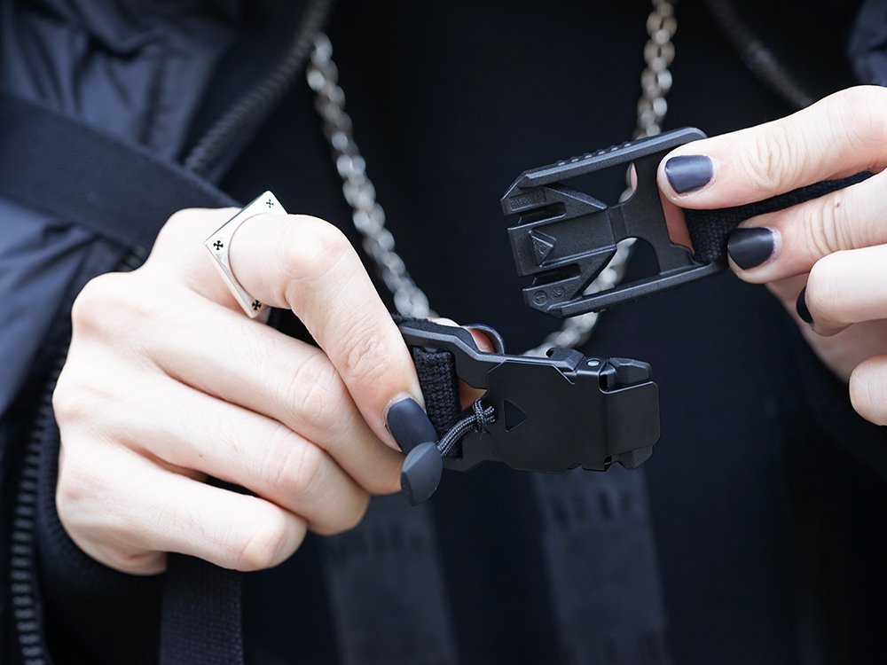 HAMCUS × NILøS 19aw Down long vest Black Styling!! - 3-005