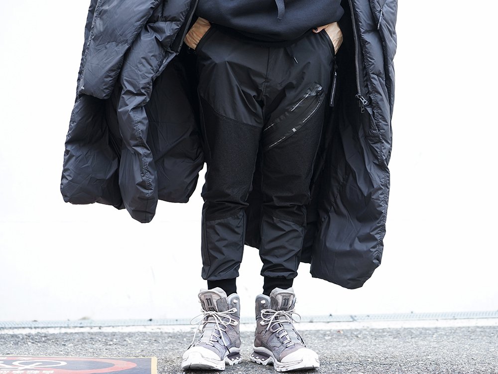 HAMCUS × NILøS 19aw Down long vest Black Styling!! - 3-001