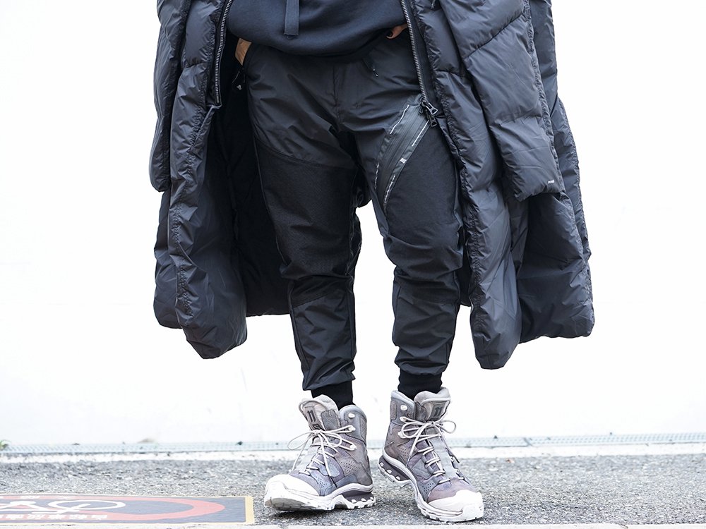 HAMCUS × NILøS 19aw Down long vest Black Styling!! - 3-002