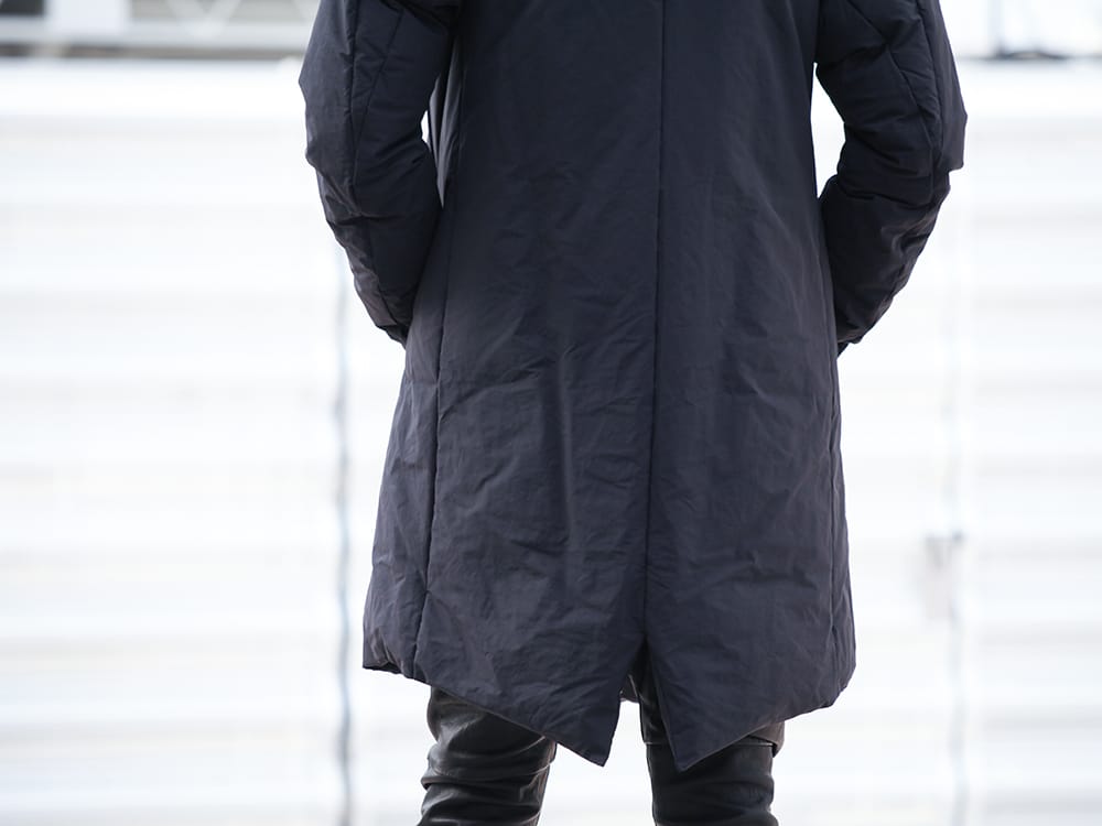 .LOGY kyoto 19AW ATTACHMENT【 HOODED DOWN COAT BLACK 】STYLING!!! - 2-003