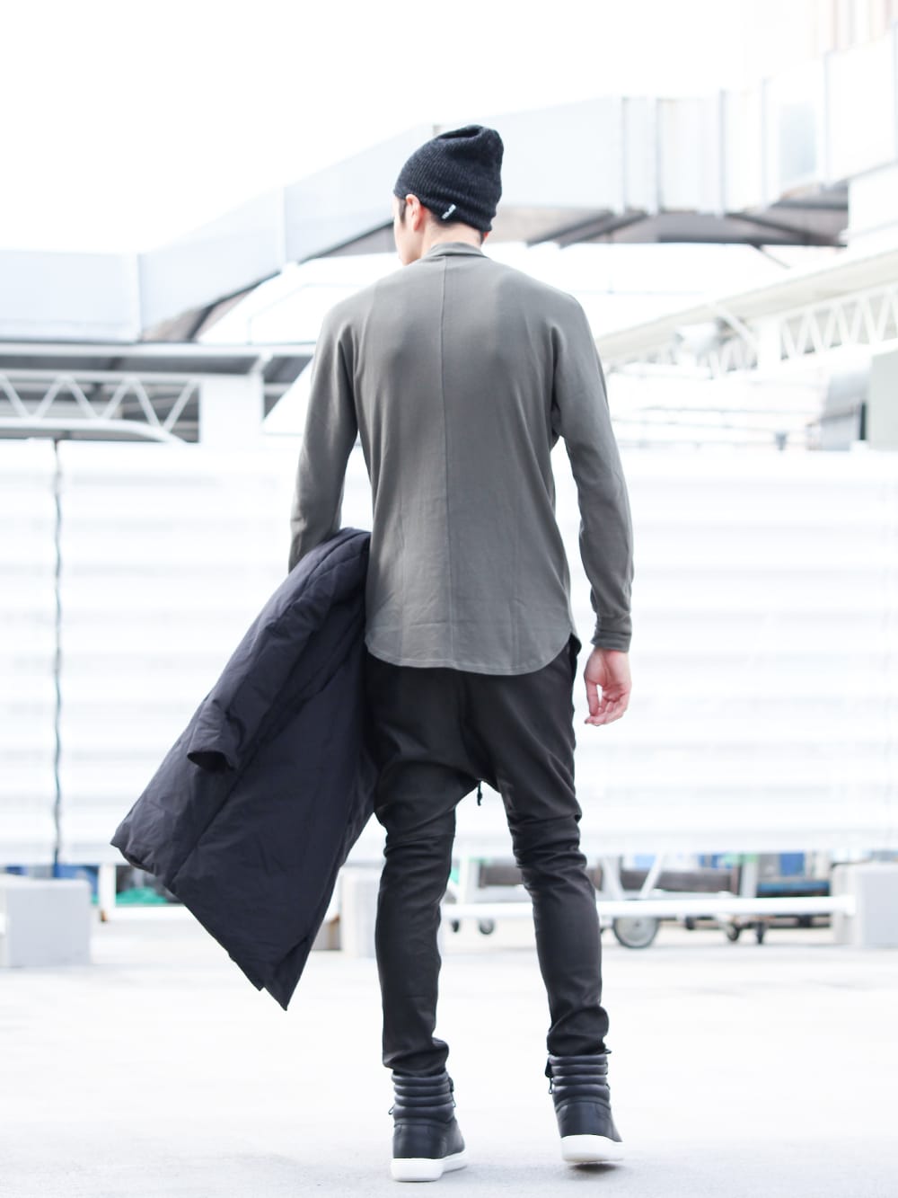 .LOGY kyoto 19AW ATTACHMENT【 HOODED DOWN COAT BLACK 】STYLING!!! - 3-003