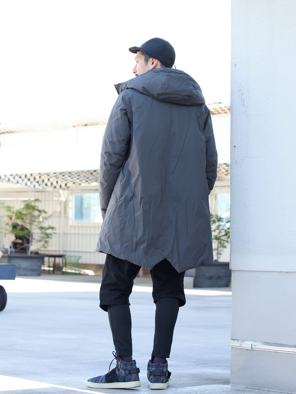 .LOGY kyoto 19AW ATTACHMENT【 3 LAYER HOODED DOWN COAT GRAY 】STYLING!!! - 1-003