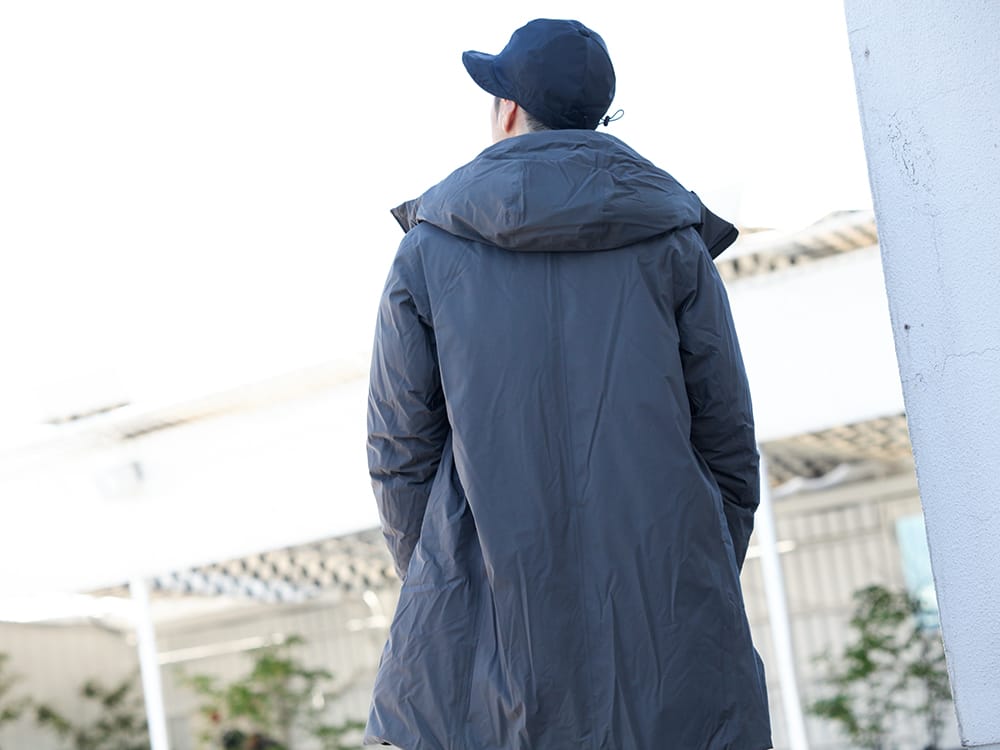 .LOGY kyoto 19AW ATTACHMENT【 3 LAYER HOODED DOWN COAT GRAY 】STYLING!!! - 2-003