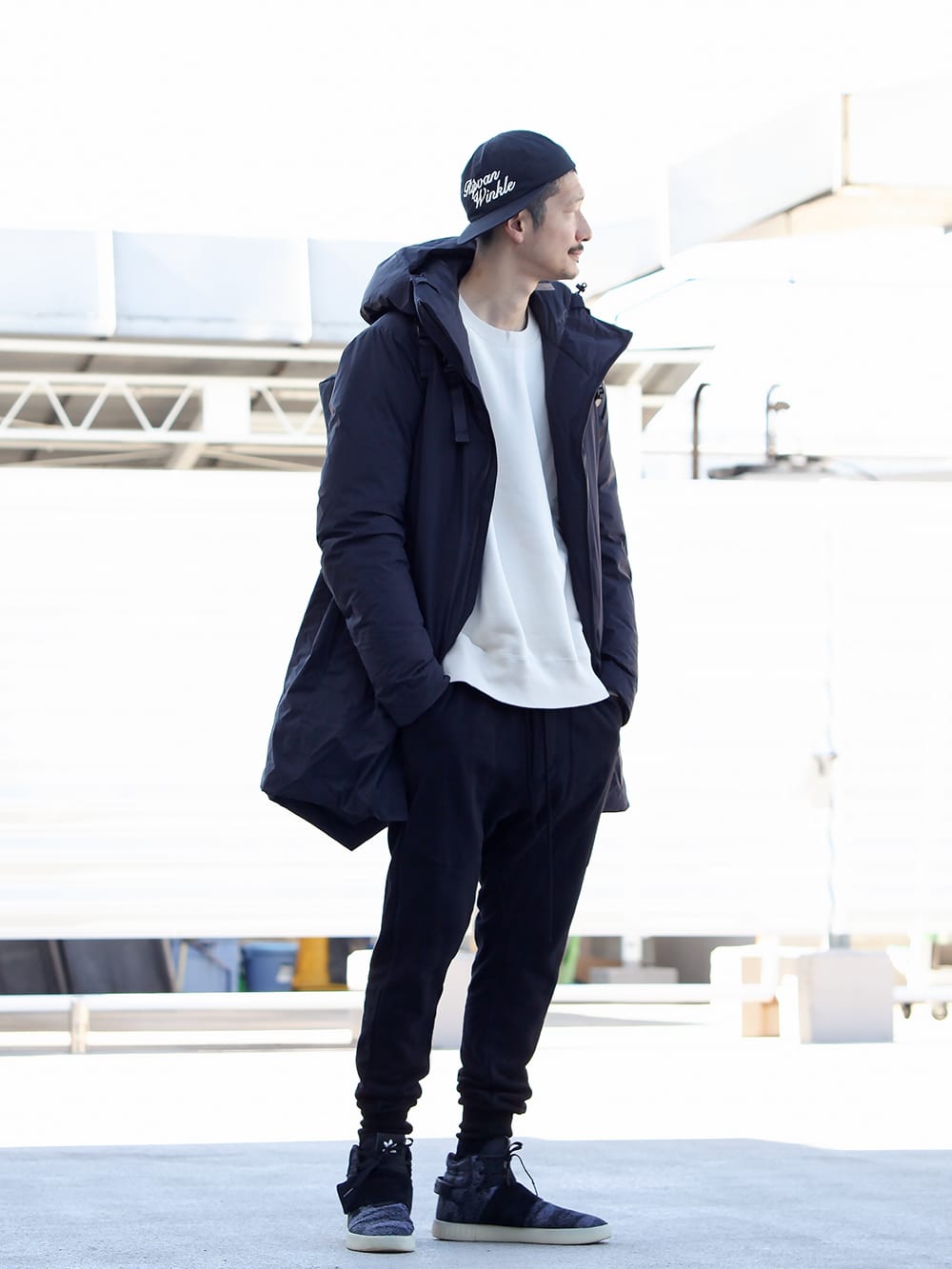 .LOGY kyoto 19AW 【 3 LAYER HOODED DOWN BLACK 】STYLING!!! - 1-001
