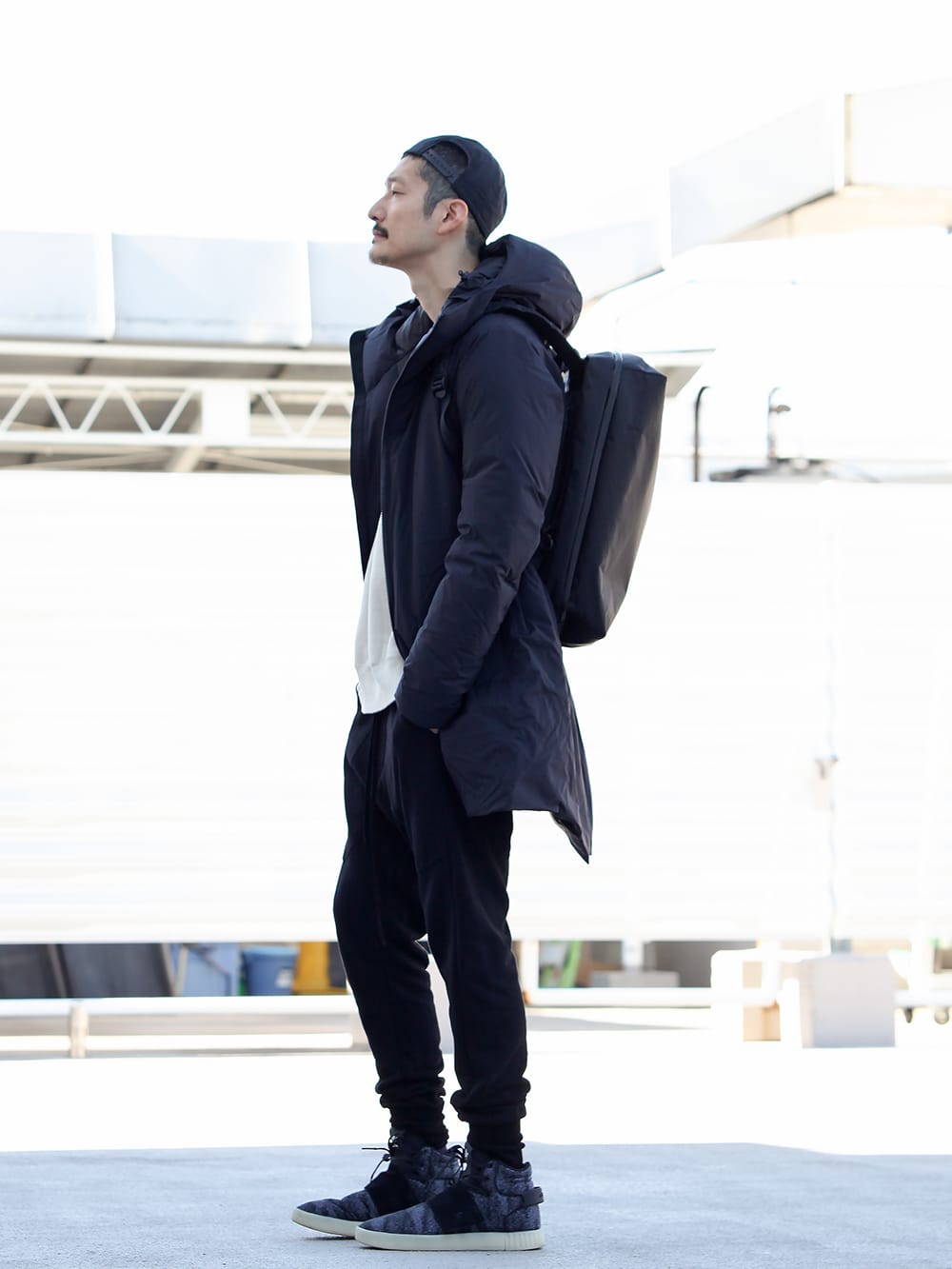 .LOGY kyoto 19AW 【 3 LAYER HOODED DOWN BLACK 】STYLING!!! - 1-002