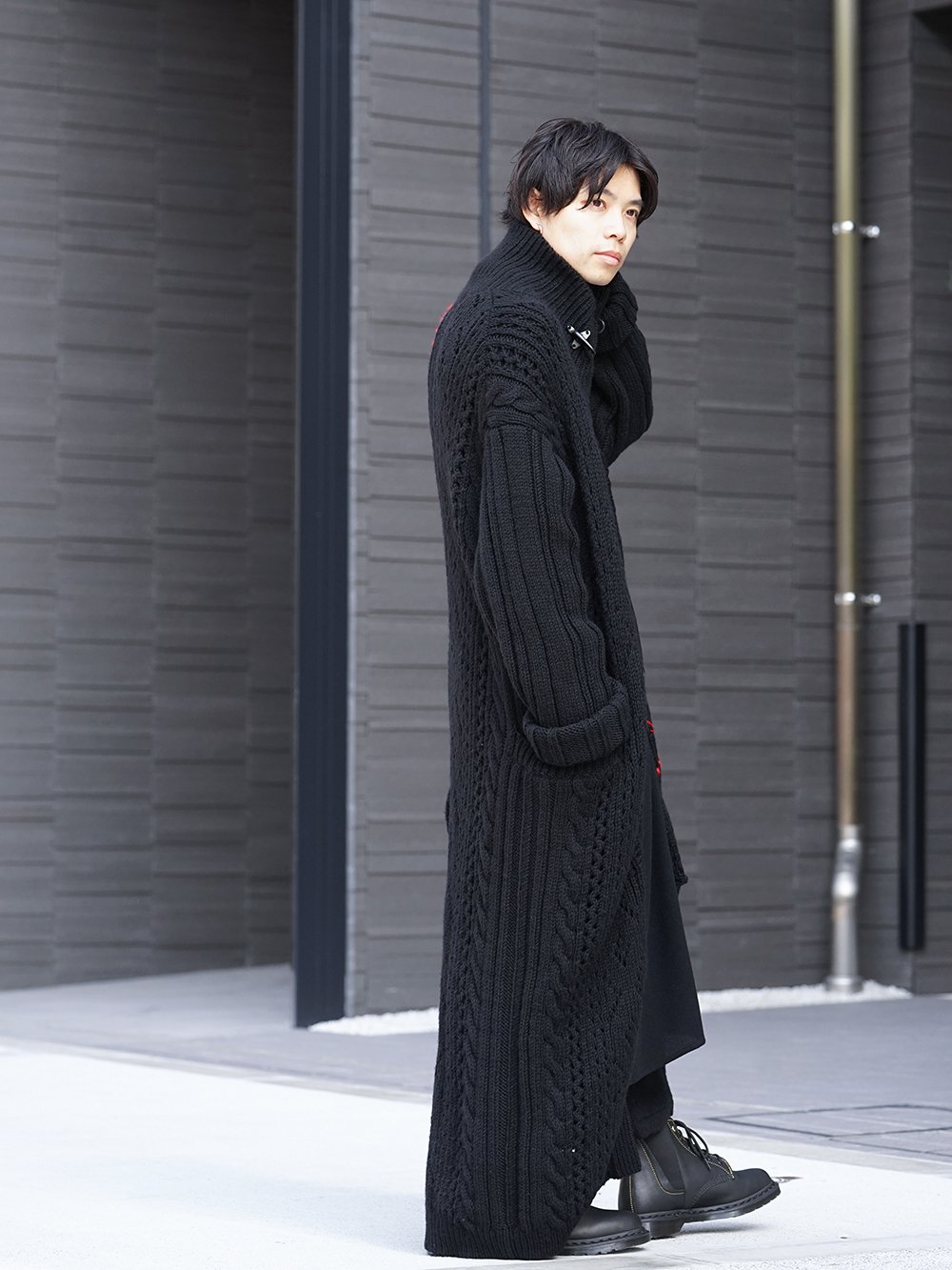 Yohji Yamamoto - ヨウジヤマモト 19-20AW Winter Knit Coat Style