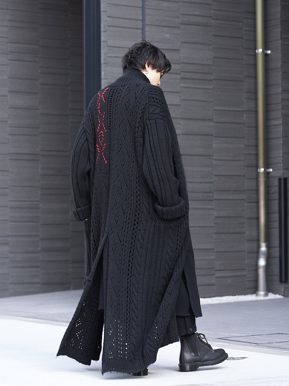 Yohji Yamamoto 19-20AW Winter Knit Coat Style - 1-004