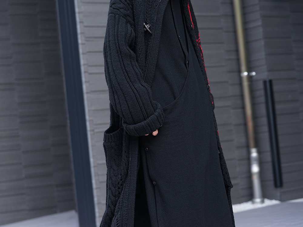 Yohji Yamamoto 19-20AW Winter Knit Coat Style - 2-003