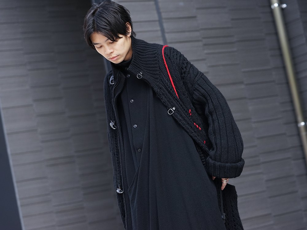 Yohji Yamamoto 19-20AW Winter Knit Coat Style - 2-006