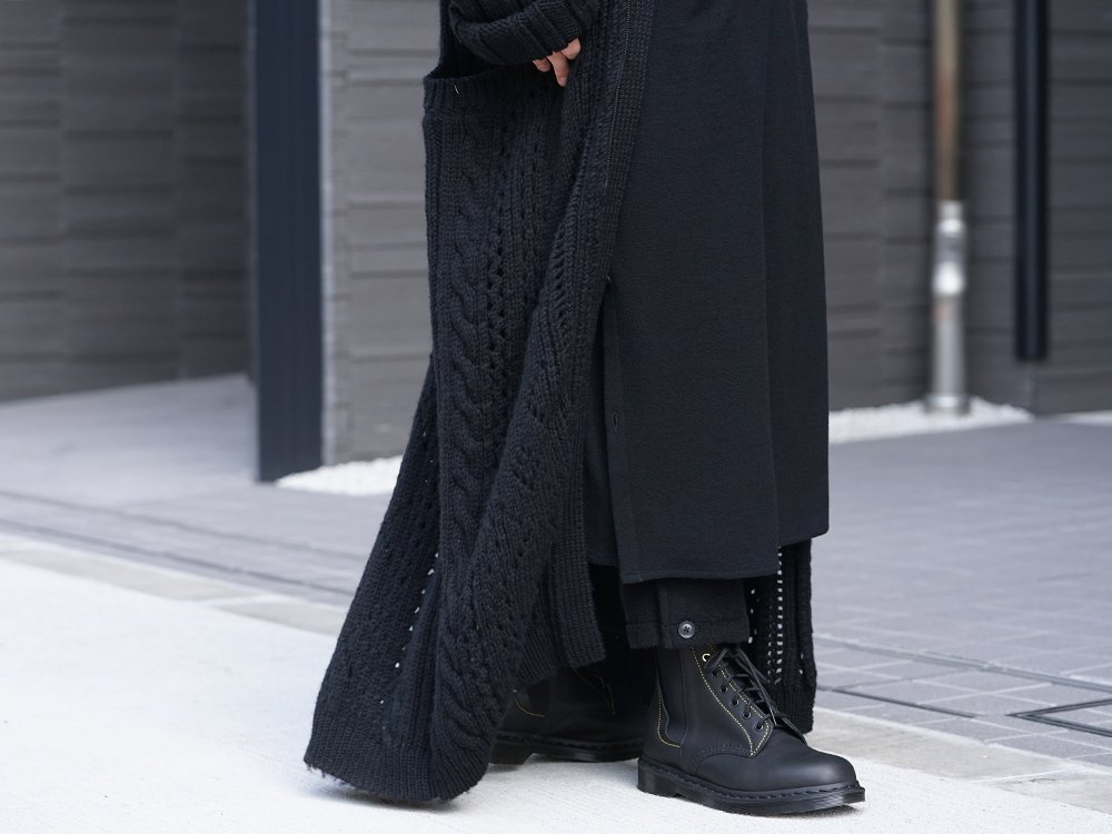 Yohji Yamamoto 19-20AW Winter Knit Coat Style - 3-002