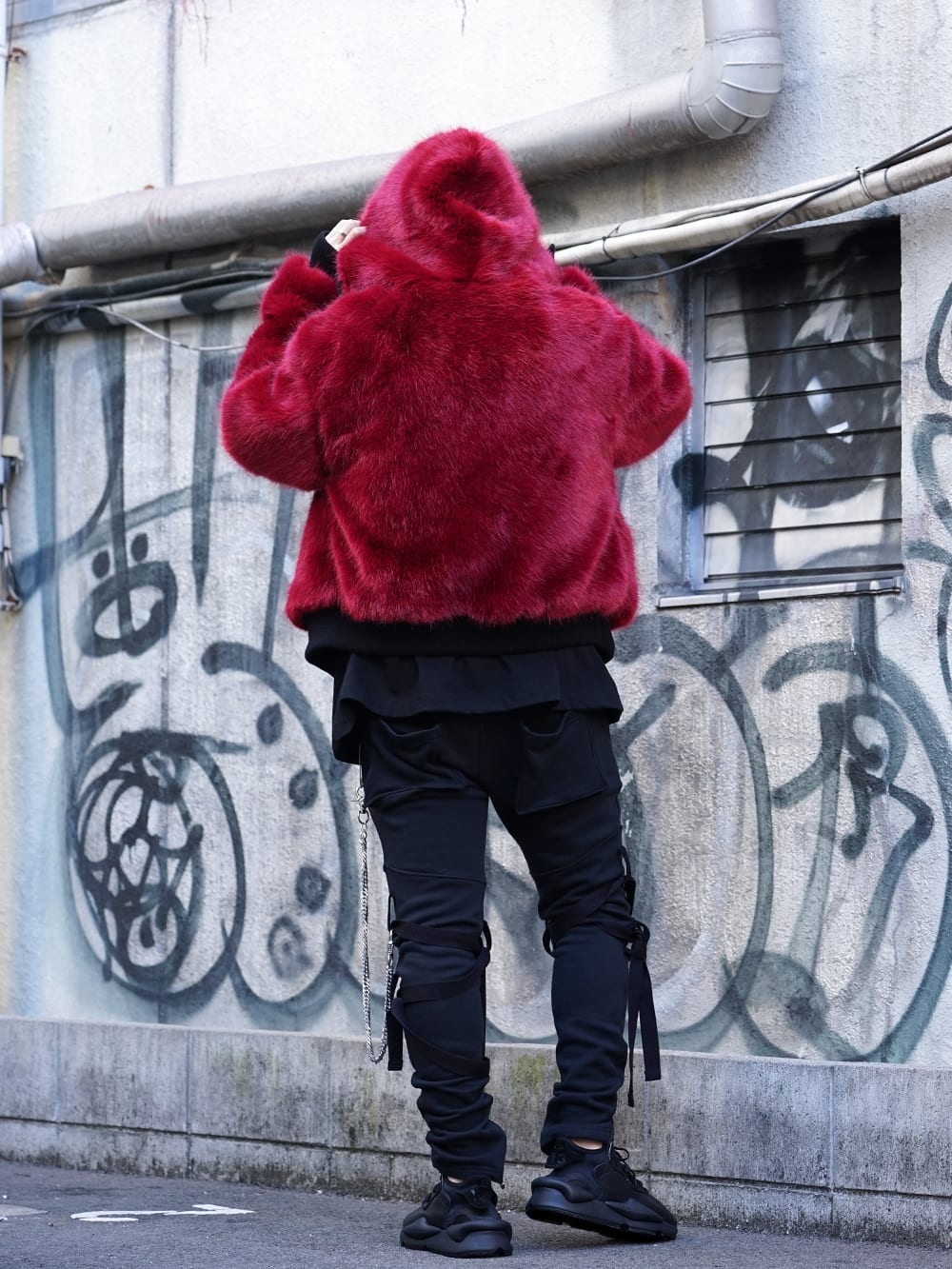 CAVIALE Fur Lined Reversible Hoodie Autumn Winter Styling !! - 1-003