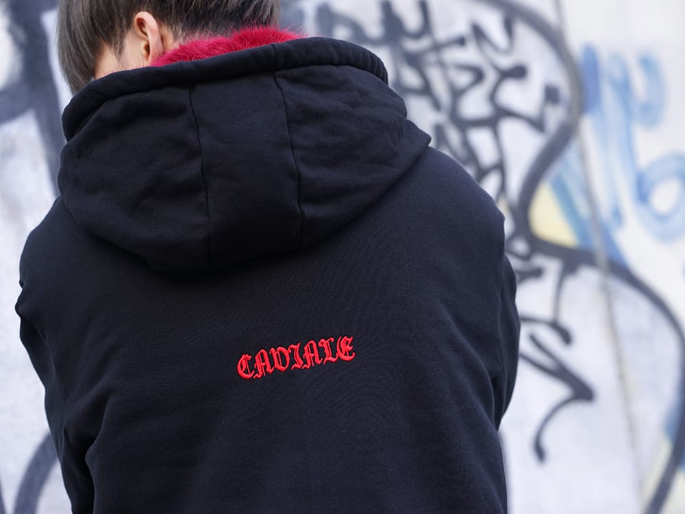 CAVIALE Fur Lined Reversible Hoodie Autumn Winter Styling !! - 4-004