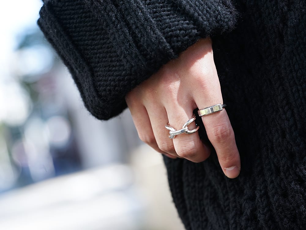 WERKSTATT MUNCHEN Silver Ring Coordinate - 3-002