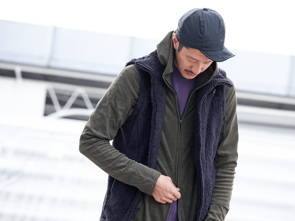 .LOGY Kyoto【 CROSS NECK HOODY 】VEST STYLING!!! - 2-001