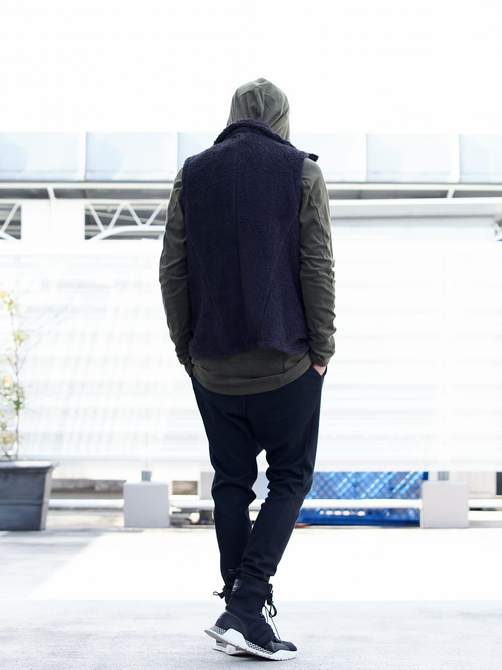 .LOGY Kyoto【 CROSS NECK HOODY 】VEST STYLING!!! - 3-003