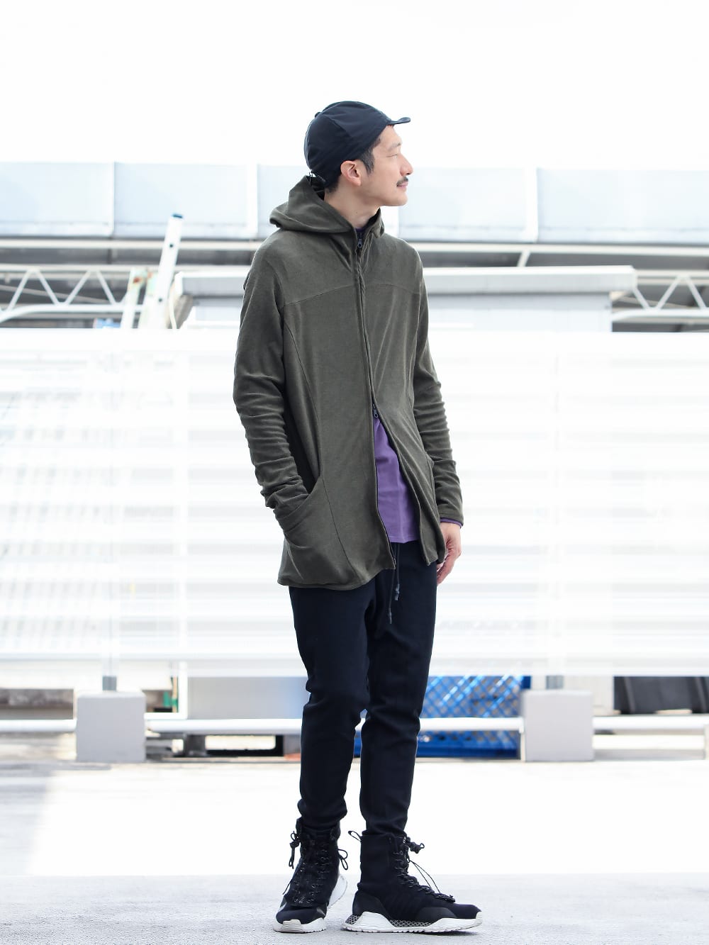 .LOGY Kyoto 19AW【 CROSS NECK HOODY 】VEST STYLING!!! - 4-001