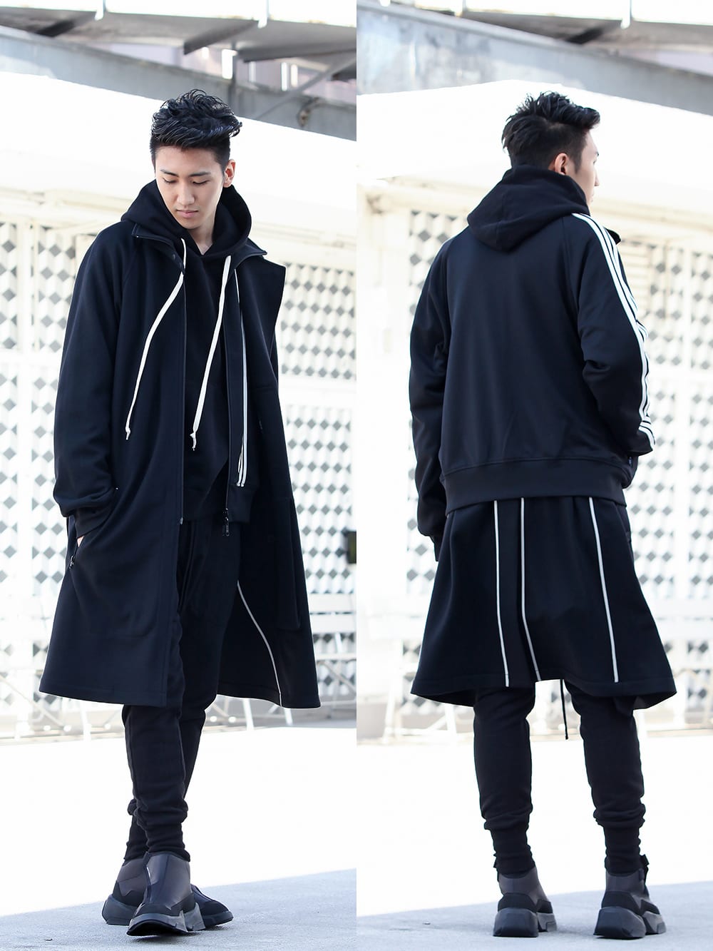 .LOGY kyoto 19-20AW Y-3【3 STP Reversible Layered Track coat】 STYLE!! - 5-001