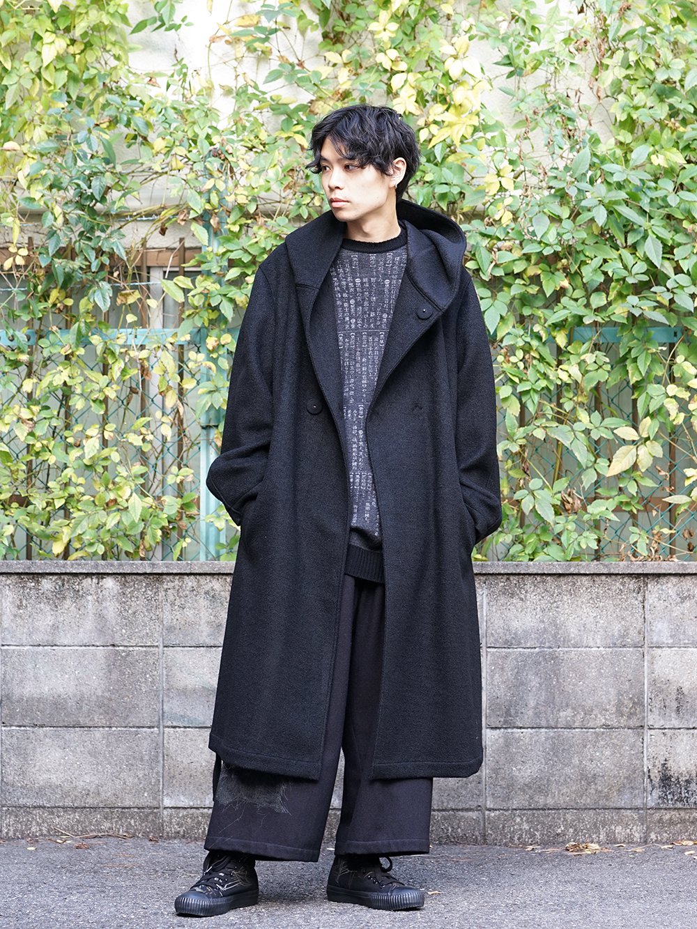 Yohji Yamamoto 19-20AW Hooded Coat Style - 4-001