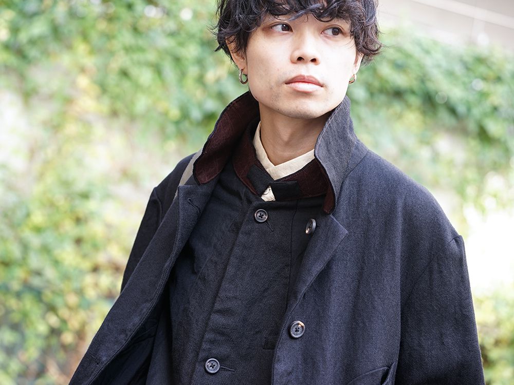 ZIGGY CHEN 19-20AW Wool Linen Jacket x Coat Style - 2-002