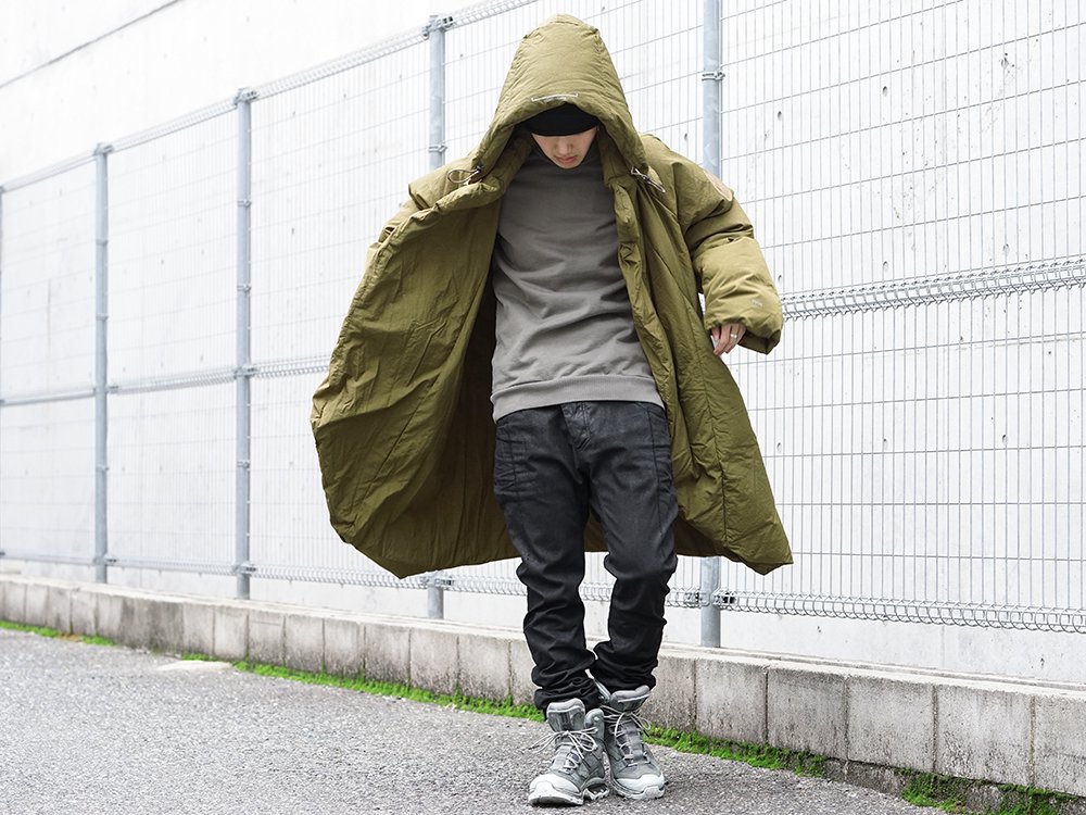 HAMCUS & 11 by BBS & The Viridi-anne 19aw khaki downcoat Styling !! - 4-001