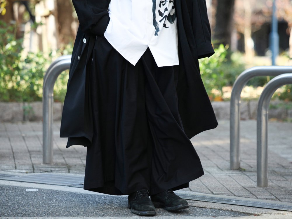 Yohji Yamamoto 20SS Cotton Cloth HAKAMA Pants Style - FASCINATE BLOG