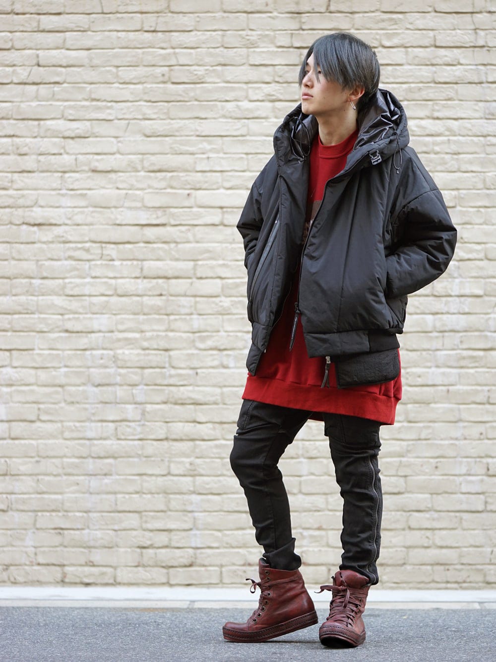 NILøS Black × Deep Red 19aw Styling !! - 1-001