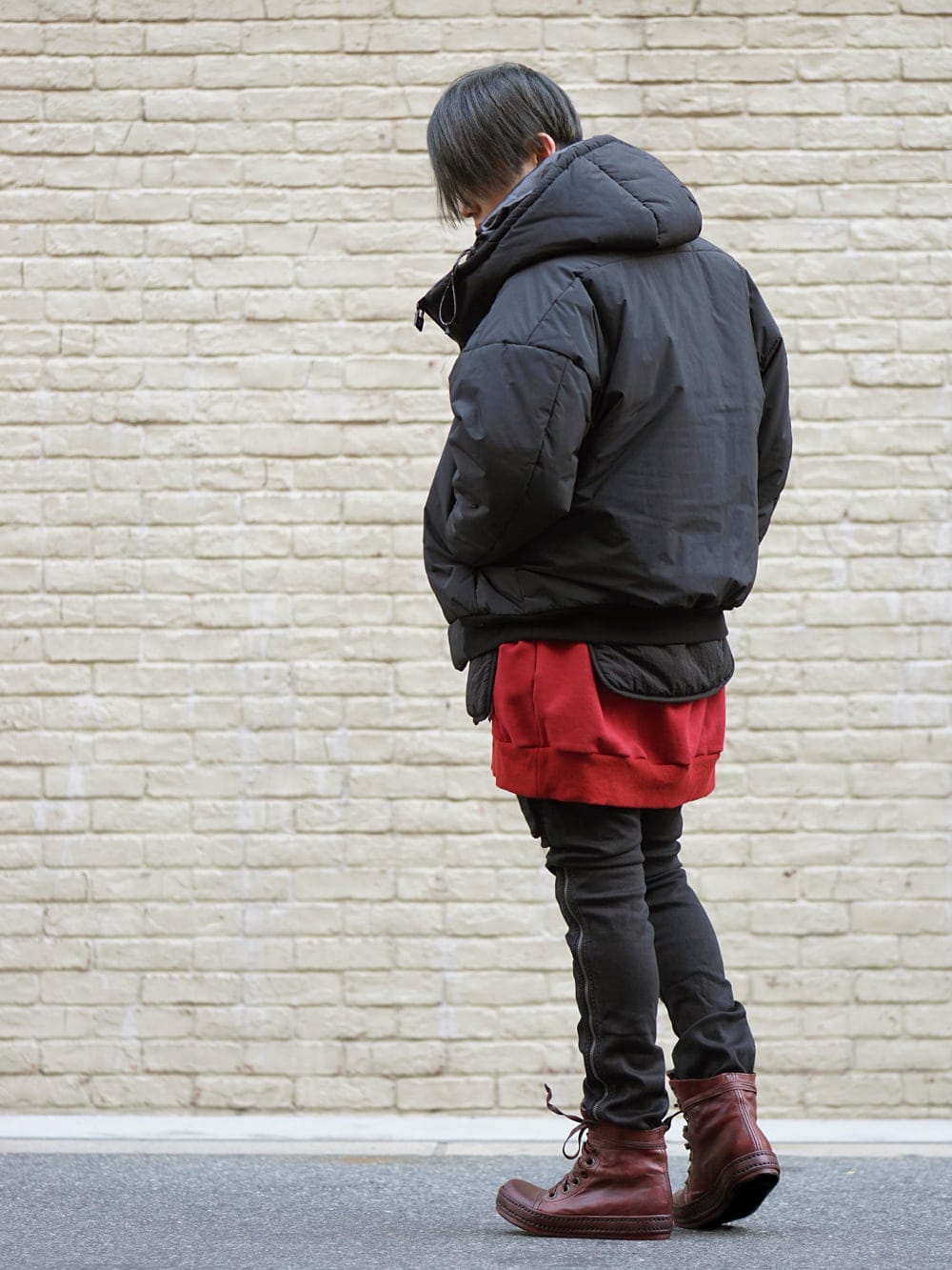 NILøS Black × Deep Red 19aw Styling !! - 1-003