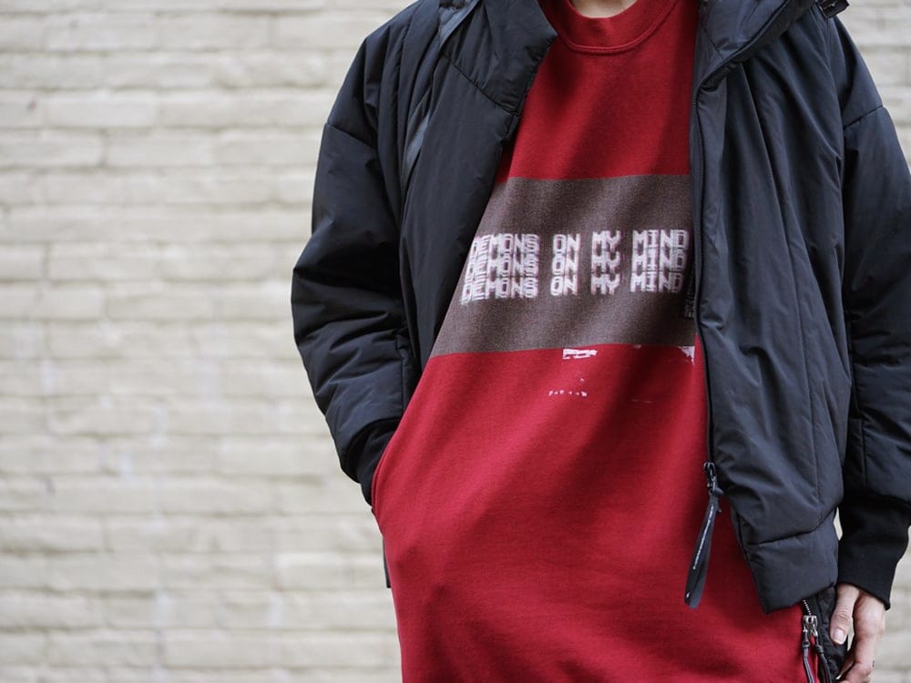 NILøS Black × Deep Red 19aw Styling !! - 2-008