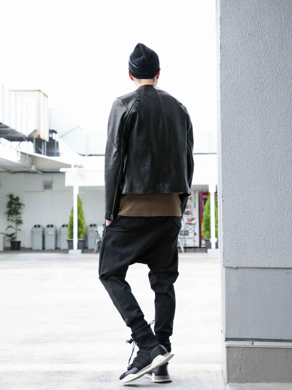 .LOGY kyoto The Viridi-anne【 LEATHER RIDERS 】GATHER JOGGER PANTS STYLING!!! - 1-003