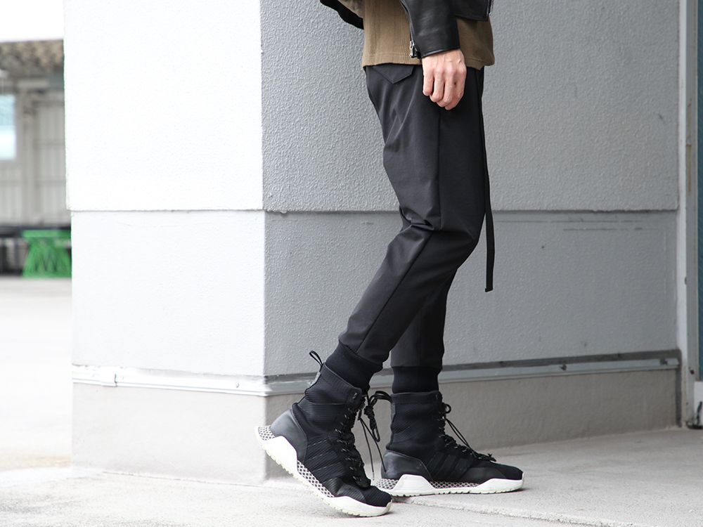 .LOGY kyoto The Viridi-anne【 LEATHER RIDERS 】GATHER JOGGER PANTS STYLING!!! - 4-002
