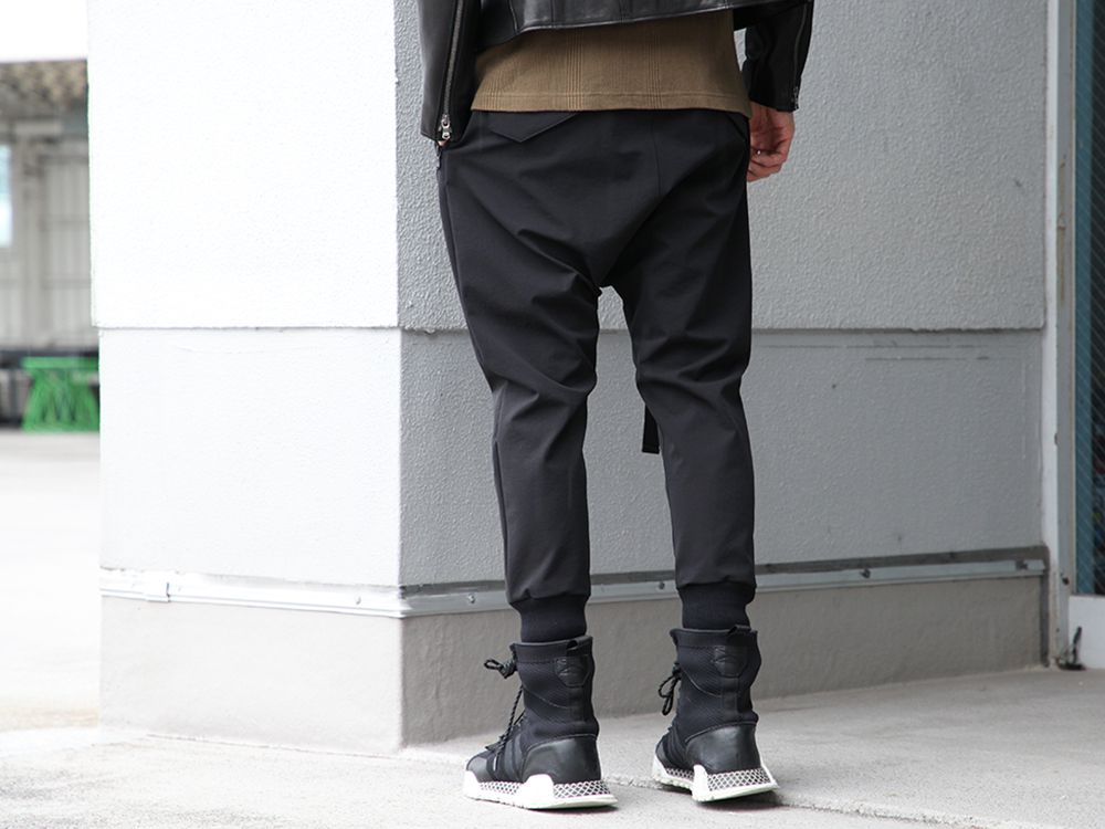 .LOGY kyoto The Viridi-anne【 LEATHER RIDERS 】GATHER JOGGER PANTS STYLING!!! - 4-003