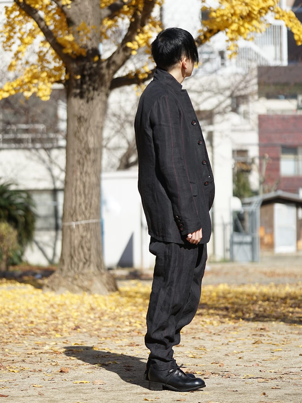 NUDE:MM Black × Red 20ss Set Up Styling !! - 1-002