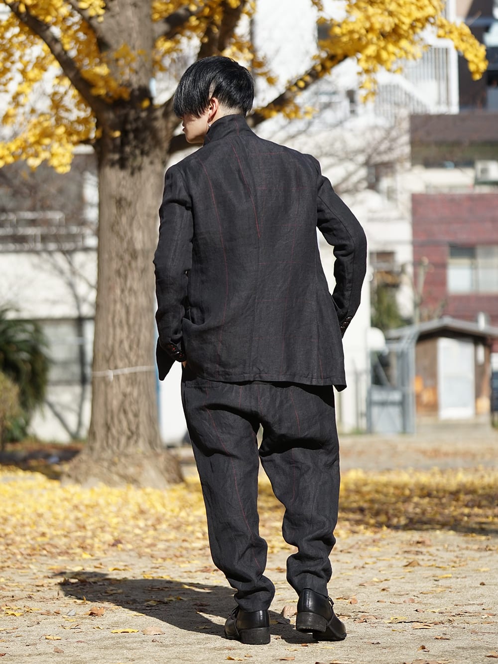 NUDE:MM Black × Red 20ss Set Up Styling !! - 1-003