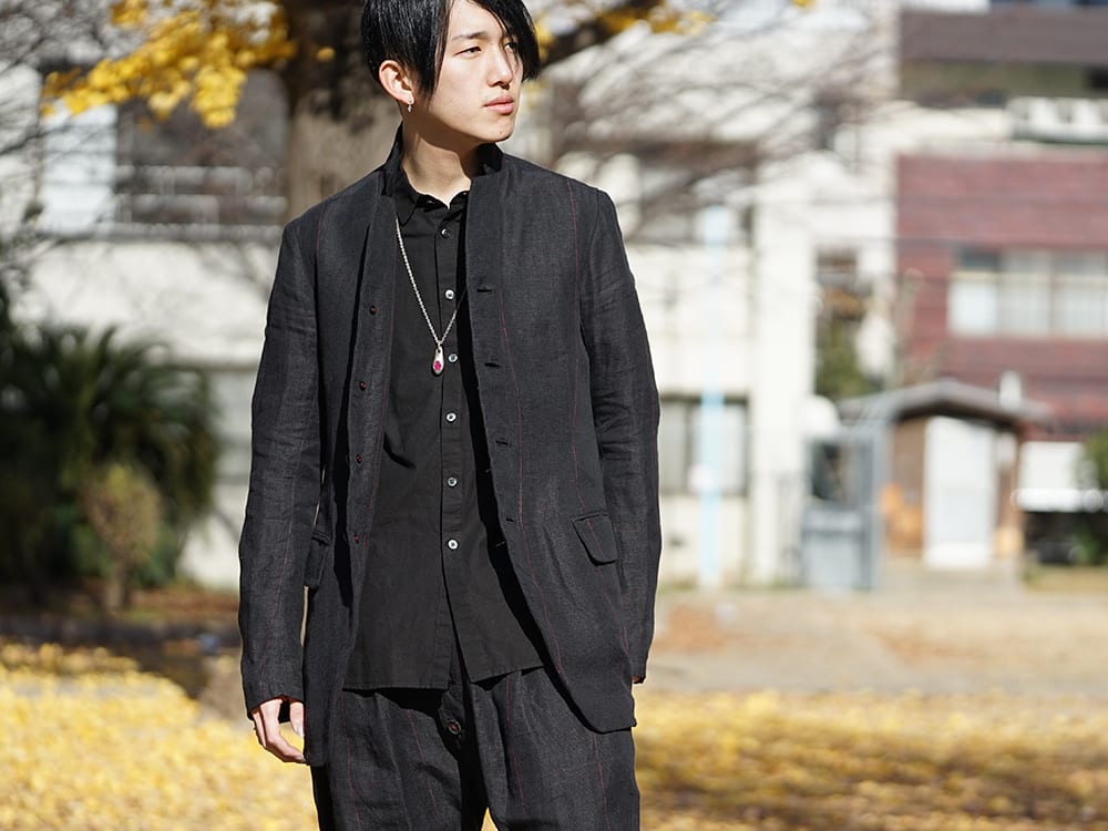 NUDE:MM Black × Red 20ss Set Up Styling !! - 2-001