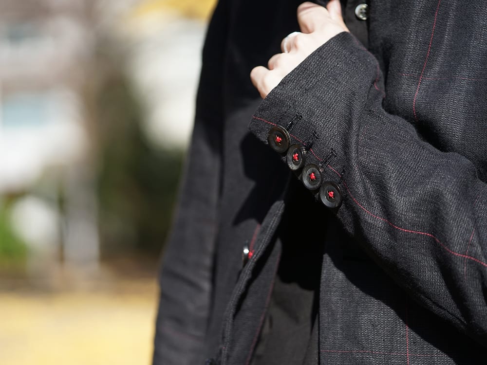 NUDE:MM Black × Red 20ss Set Up Styling !! - 2-005