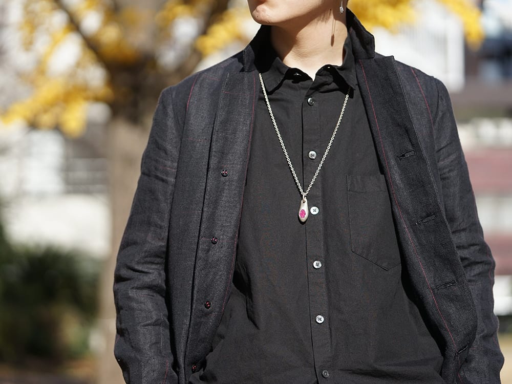 NUDE:MM Black × Red 20ss Set Up Styling !! - 2-006