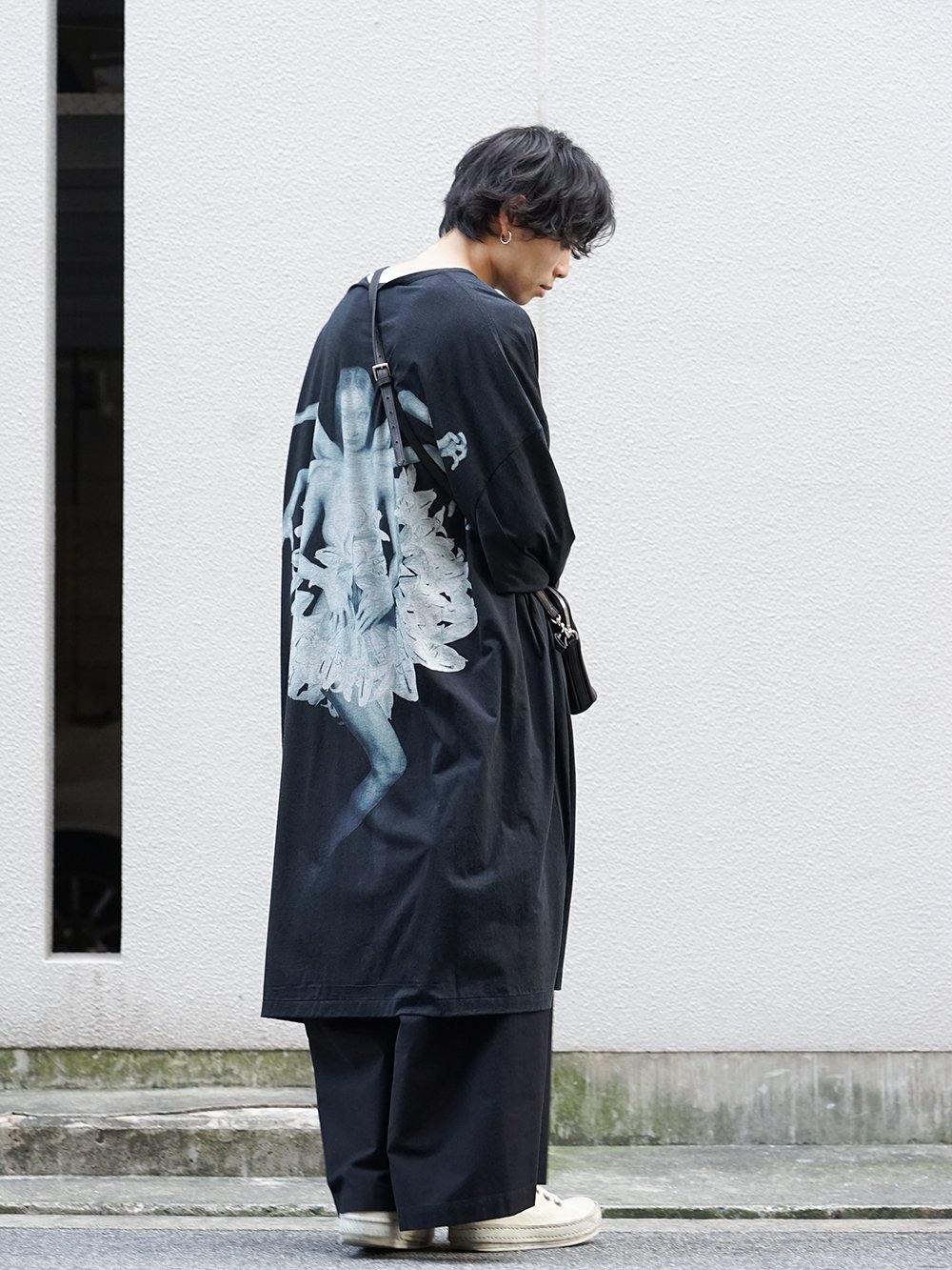 Yohji Yamamoto - ヨウジヤマモト 20SS Suzume Uchida Print T shirt 