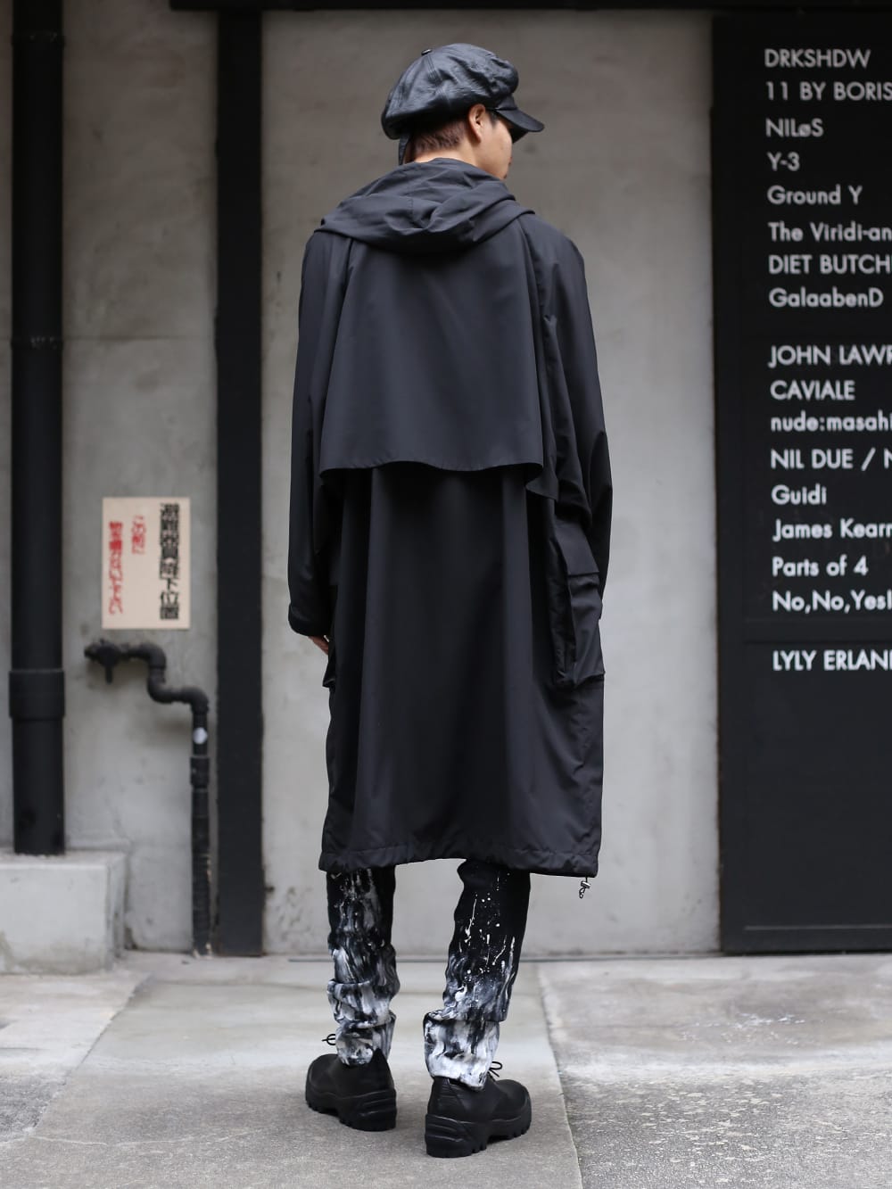 GalaabenD 20SS Military Coat x Bandana print Long shirt Styling - 1-003