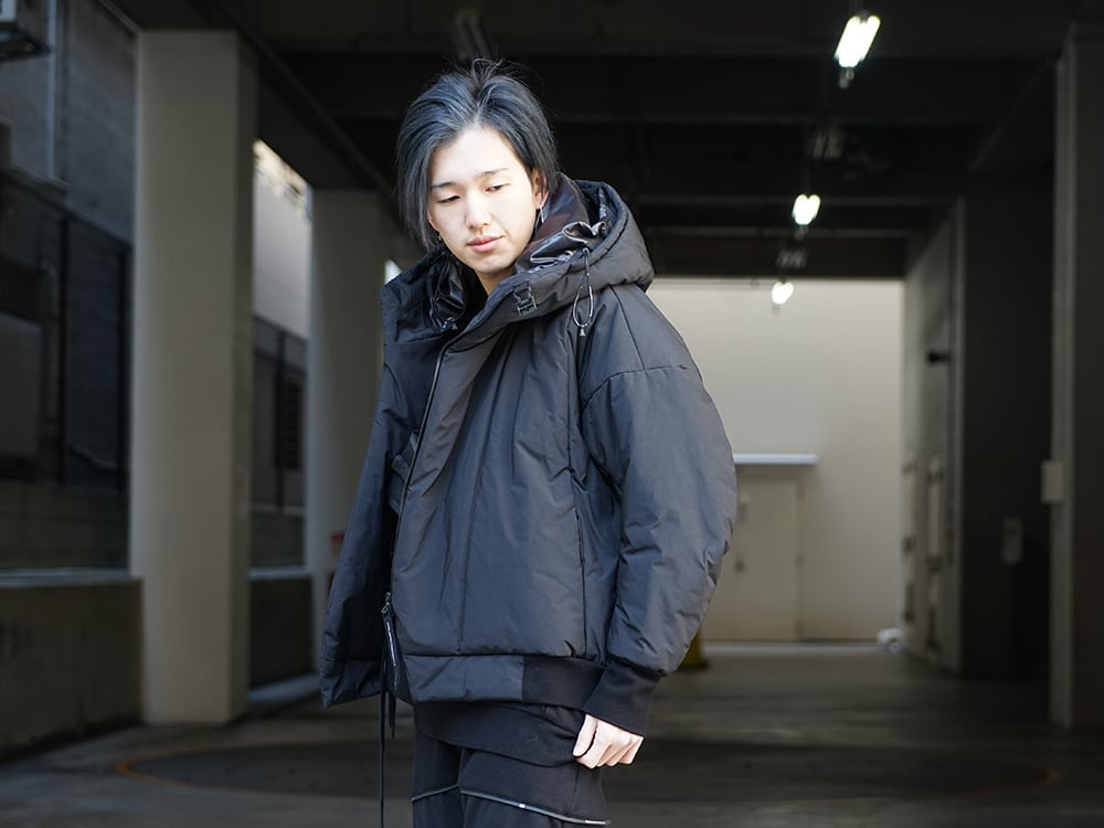 NILøS 20ss Flexibility ZIP Set up Black Styling !! - 2-003