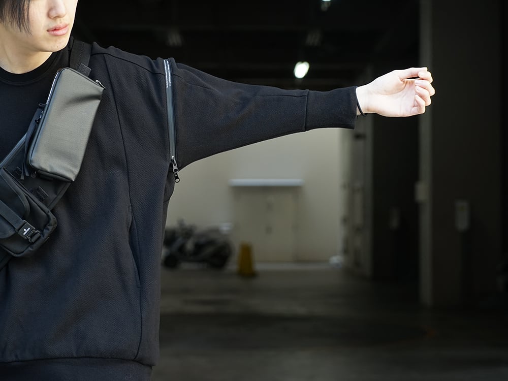 NILøS 20ss Flexibility ZIP Set up Black Styling !! - 3-001