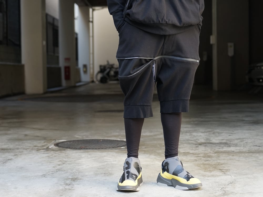 NILøS 20ss Flexibility ZIP Set up Black Styling !! - 4-003